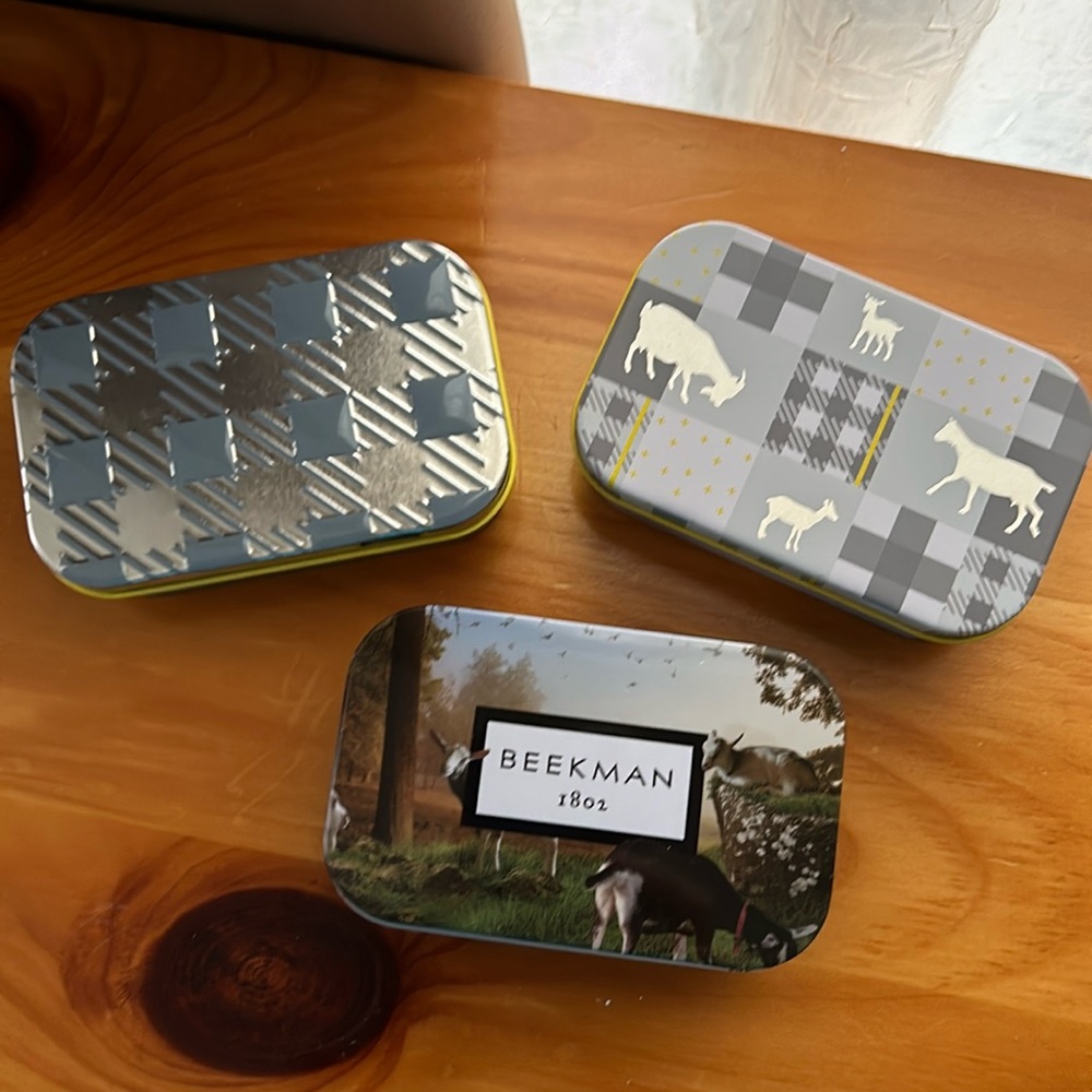 BEEKMAN 1802 SET OF 3 TINS